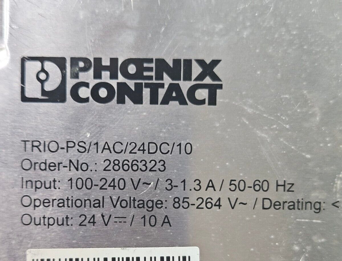 Phoenix Contact PS1AC24DC10 Power Supply.                              Loc 4E-18