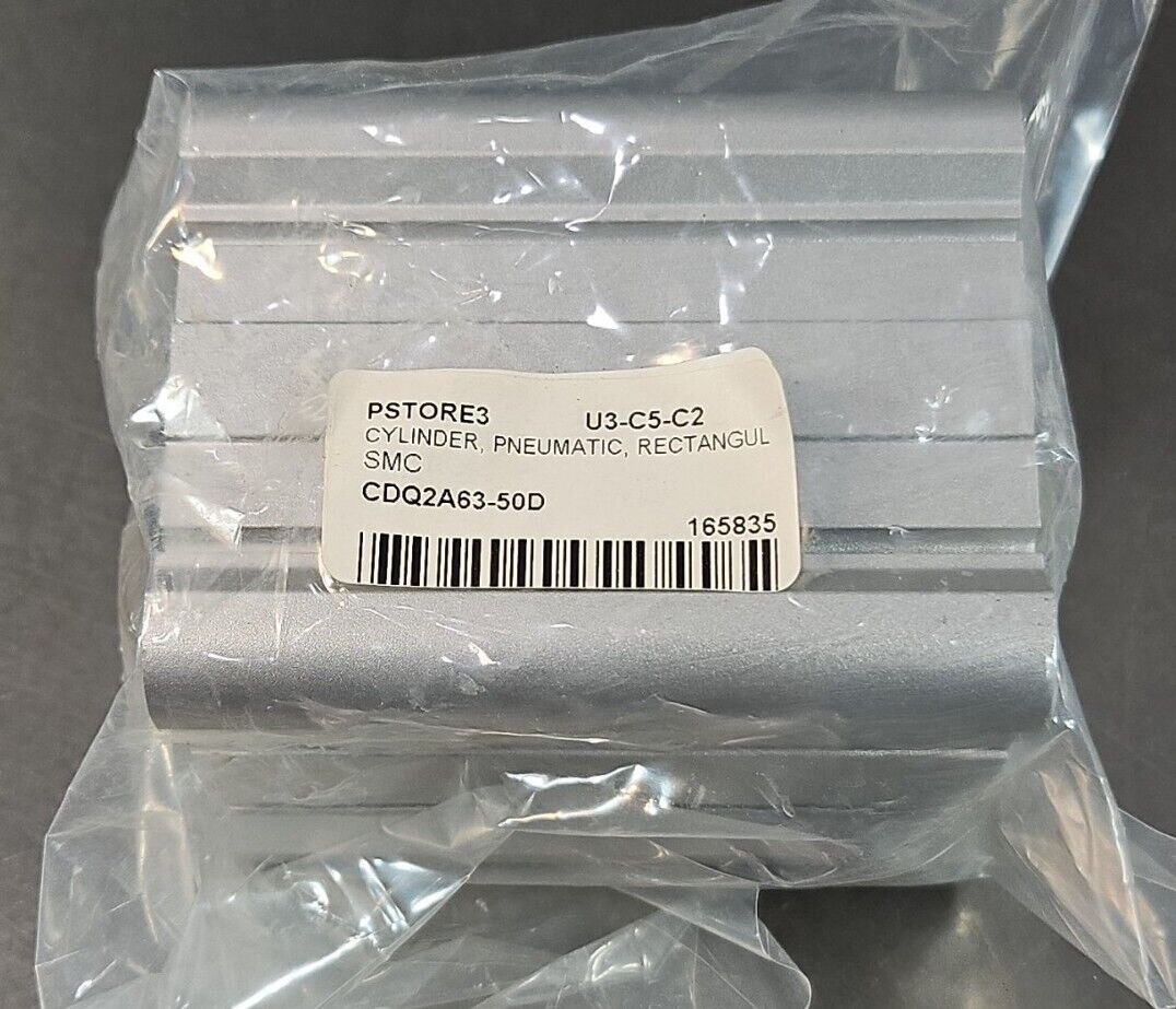 SMC CDQ2A63-50DZ PNEUMATIC CYLINDER.                                       6D-8