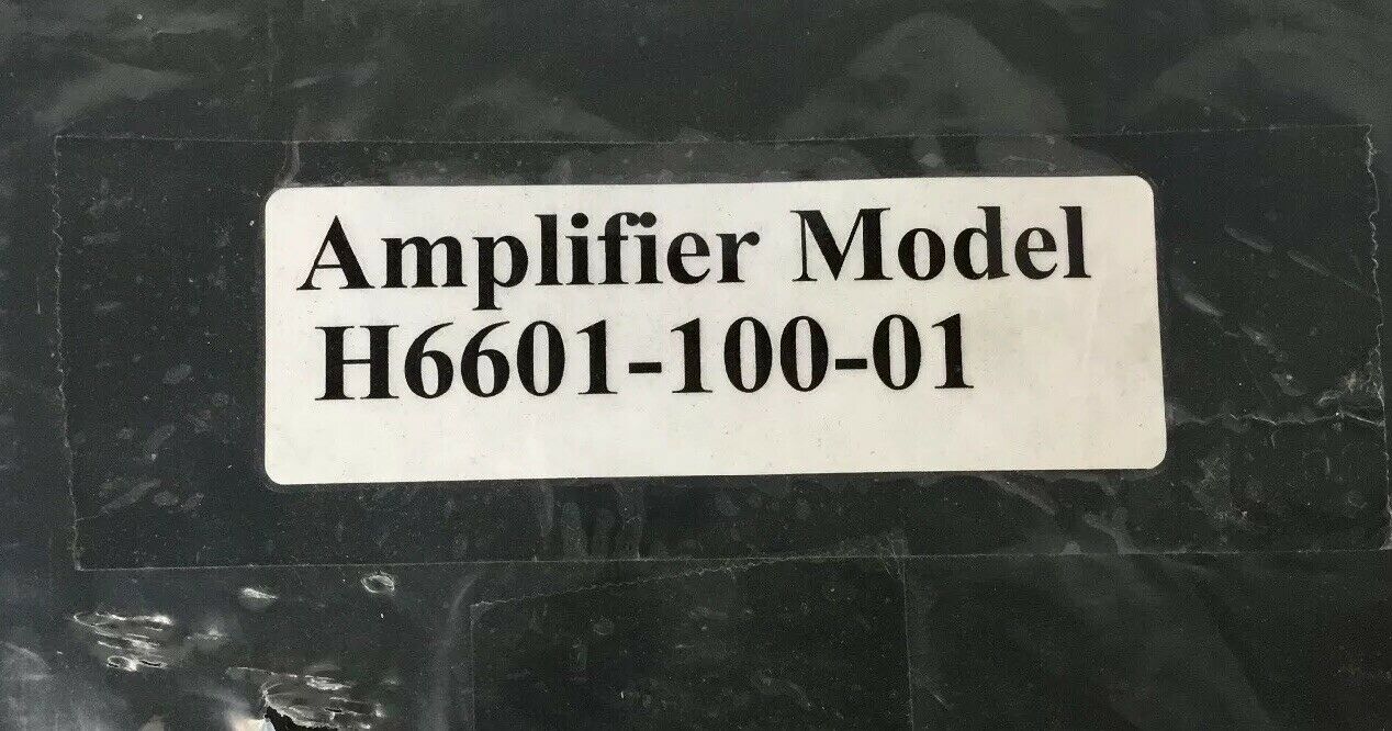 North American Mfg. Co. H6601-100-01 Amplifier / Controller H660110001  2B