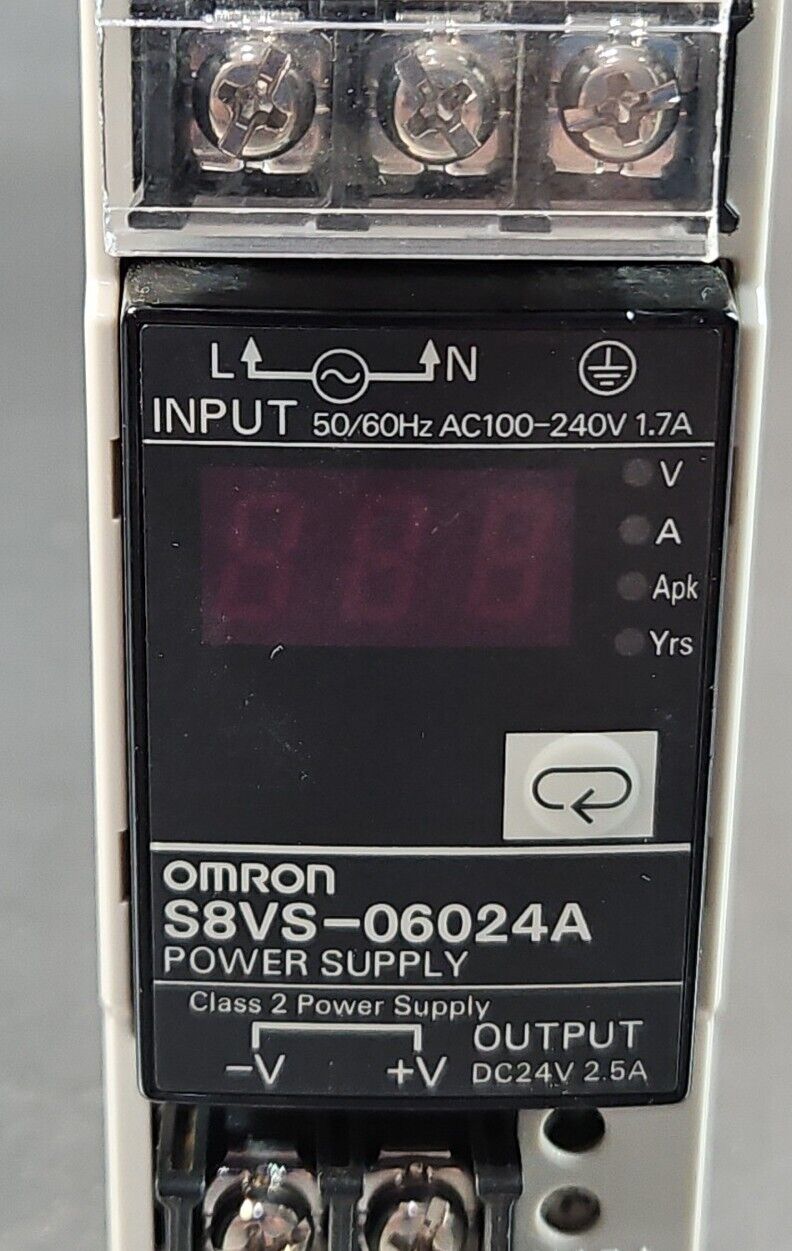 Omron S8VS-06024A AC/DC 24V 2.5A 60W Power Supply.                         4D-20