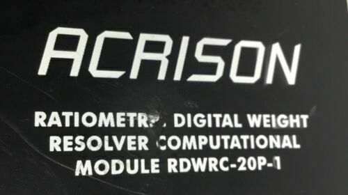 Acrison Ratiometric Digital Weight Resolver Module RDWRC-20P-1                5E