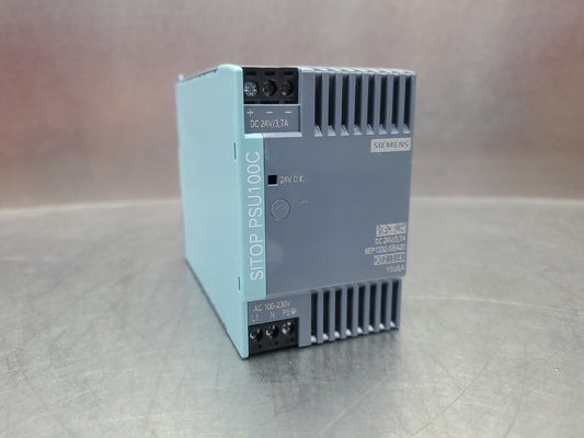 Siemens 6EP1332-5BA20 24V DC 3.7A SITOP PSU100C Power Supply.                 4H