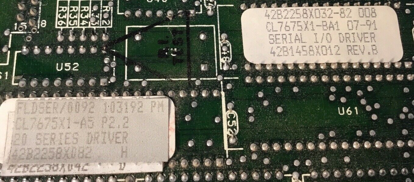 FISHER ROSEMOUNT CL7675X1-A5 CL7675X1-BA1 41B5810 SERIAL I/O DRIVER Board 3E-6