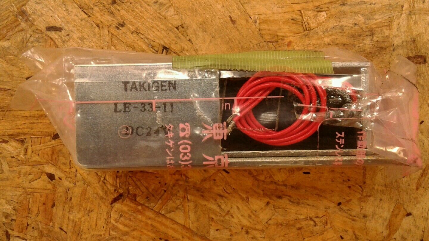 TAKIGEN LE-33-11 DC 24 V Solenoid Lock NIB.  6C