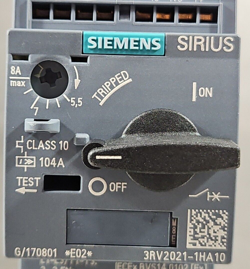 Siemens 3RV2021-1HA10 Circuit Breaker.                                     4E-22