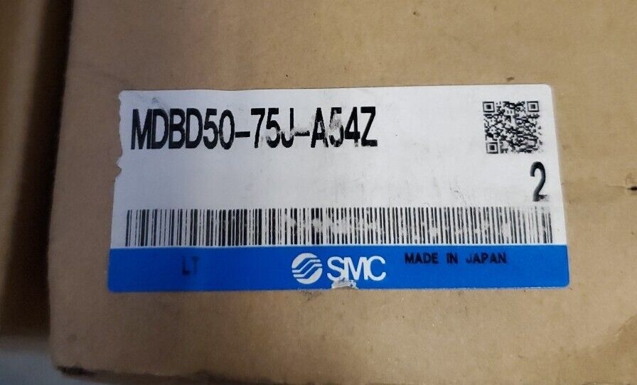 SMC MDBD50-75J-A54Z PNEUMATIC CYLINDER.                                     6F-4