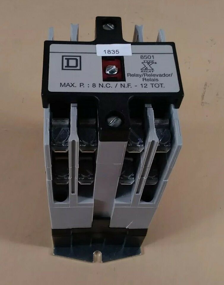 Squared D - 8501X042 Series A - Industrial Control Relay                    4E-6