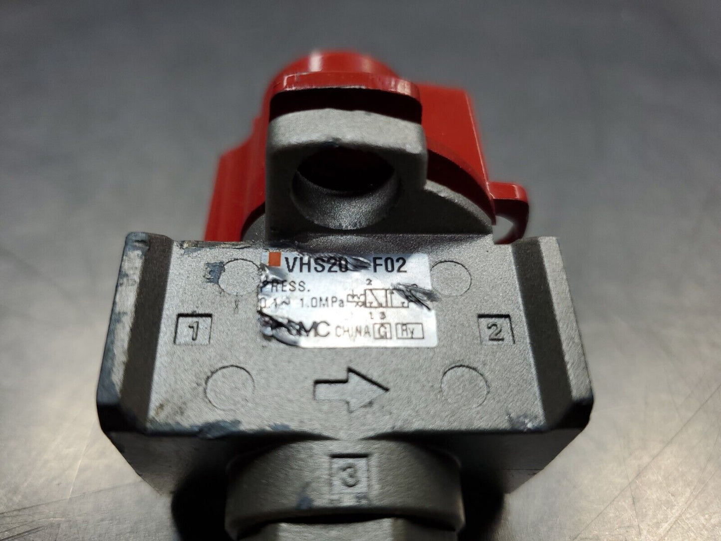 SMC VHS20-F02 0.1-1.0MPa Pneumatic Lockout Shut Off Valve.                    6D