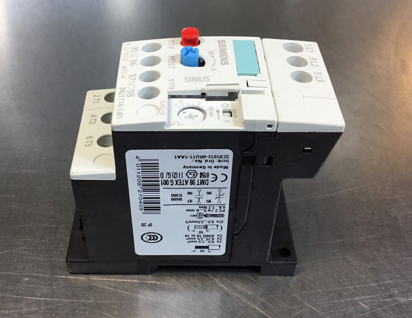 SIEMENS  3RU1116-1JB1  Overload Relay 7-10A      4G