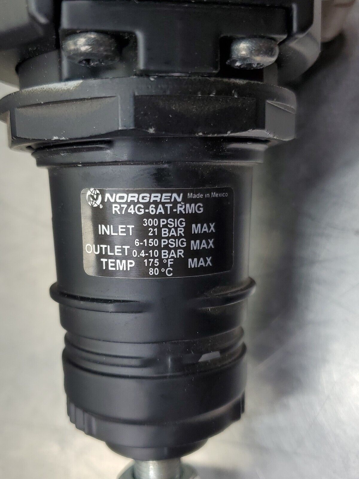 NORGREN R74G-6AT-RMG Controlled Valve.                                     6E-20