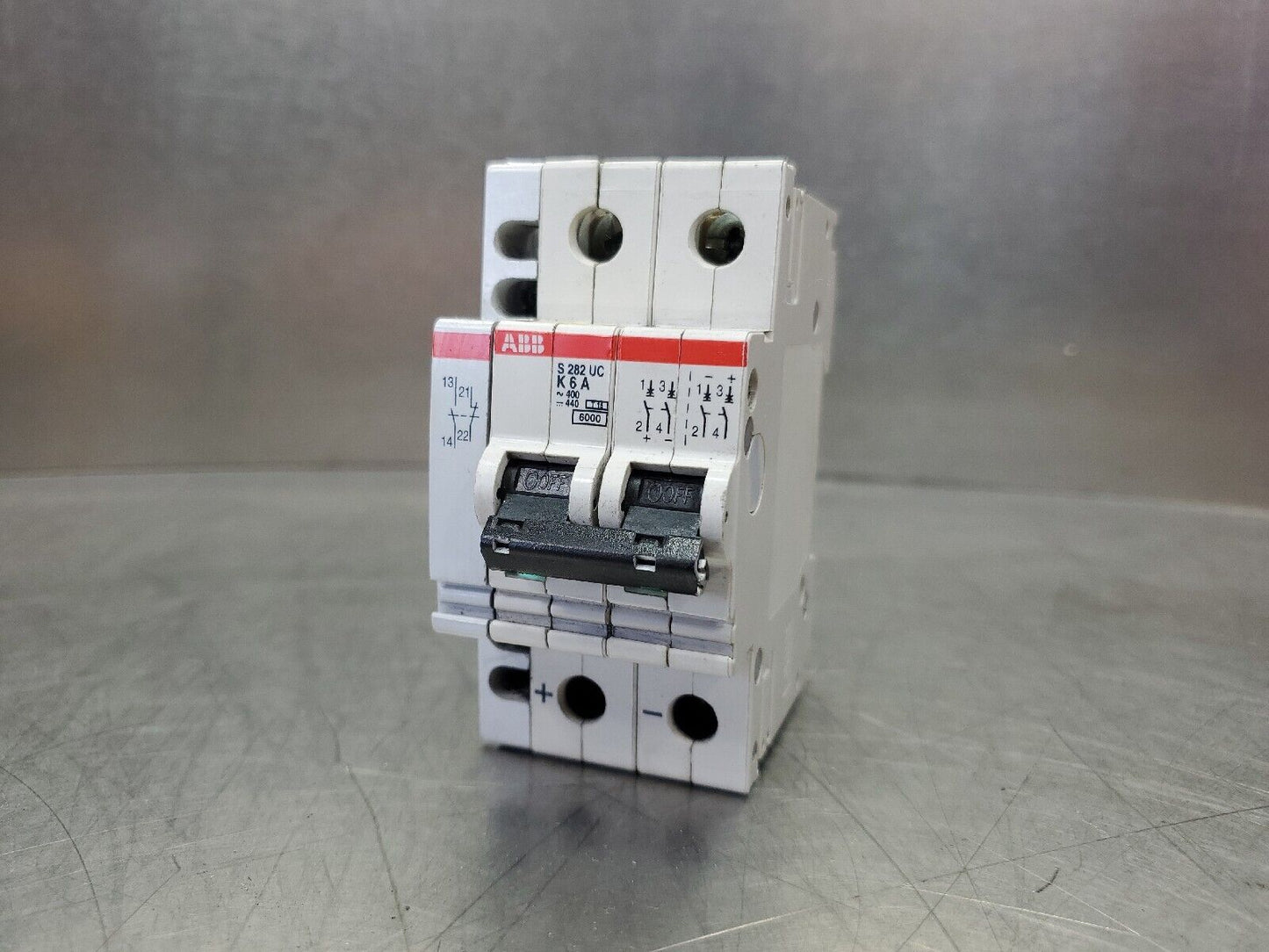 ABB S282-UC-K6A 400VAC/440VDC Circuit Breaker.                                4G