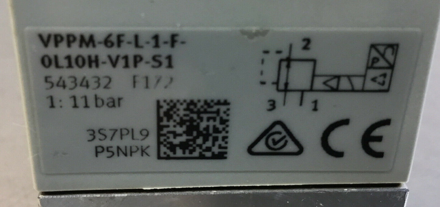 FESTO  6) VPPM-6F-L-1-F-0L10H-V1P-S1  Proportional Control Valve Manifold   6B