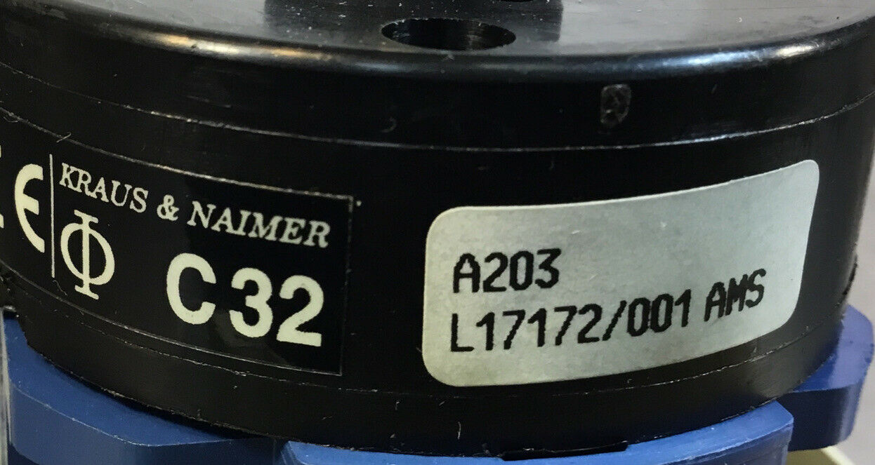 KRAUS & NAIMER C32 /  A203  ROTARY SWITCH (AS PICTURED)    4B