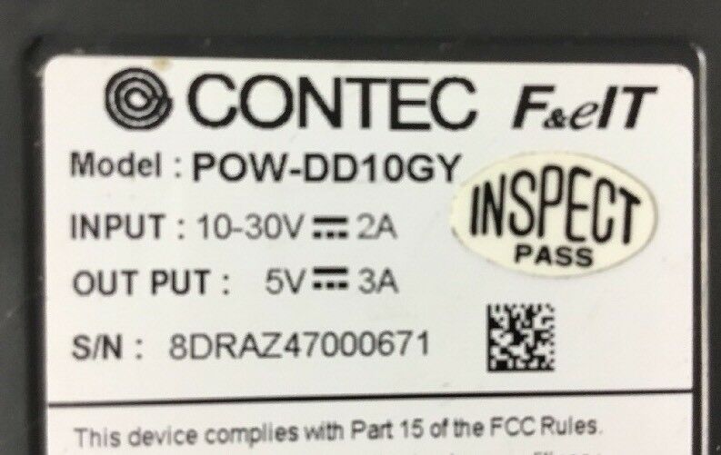 CONTEC POW-DD10GY Power Supply Out:5V 3A      Loc. 3A