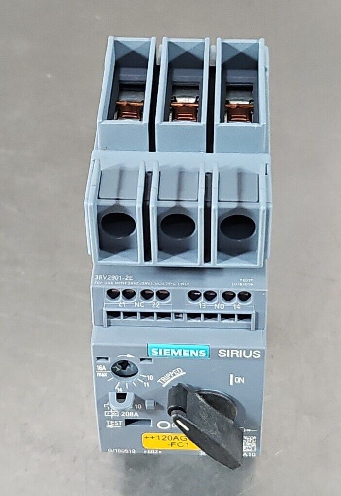 Siemens 3RV2021-4AA10 SIRUS Circuit Breaker.                               4E-26