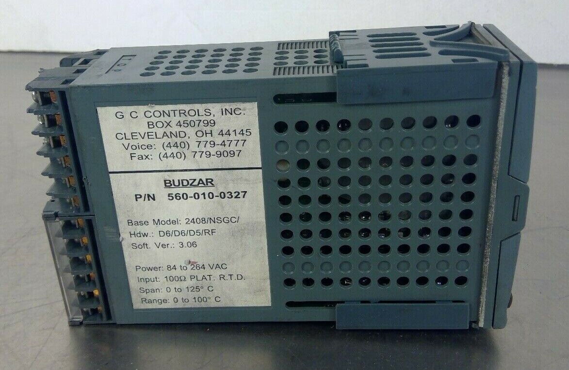 G C Controls - Budzar 560-010-0327 Eurotherm 2408 - 2408/NSGC               2D