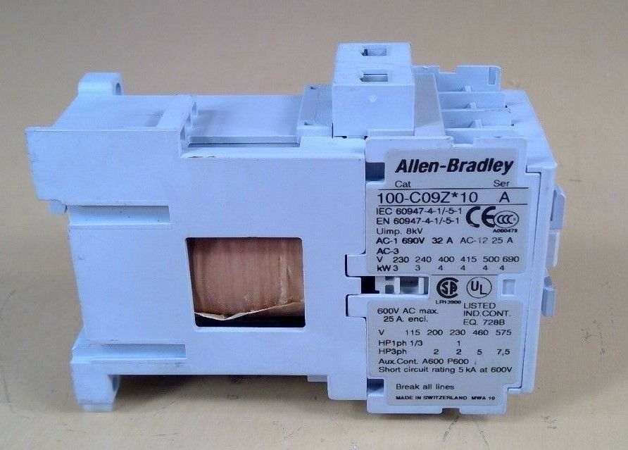 Allen-Bradley 100-C09Z*10 Series A Contactor                                4E-6