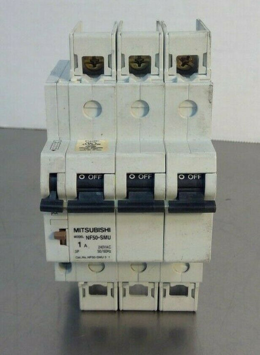 Mitsubishi Electric -  NF50-SMU 3 1 - 3P 1A No-Fuse Breaker - AX-05SMU        4D