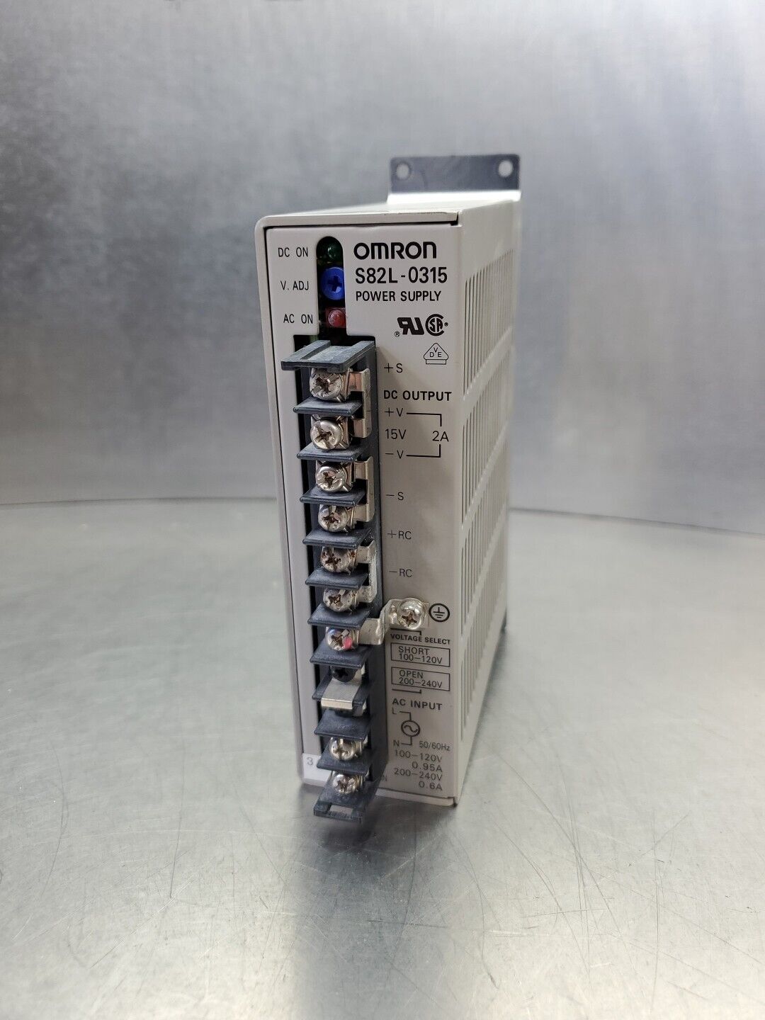 OMRON S82L-0315 15VDC 2A Power Supply.                                     4D-21