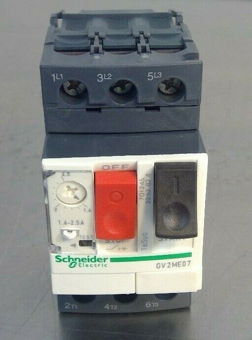 Schneider Electric GV2ME07 Manual Pushbutton Motor Starter 1.6-2.5A           4G