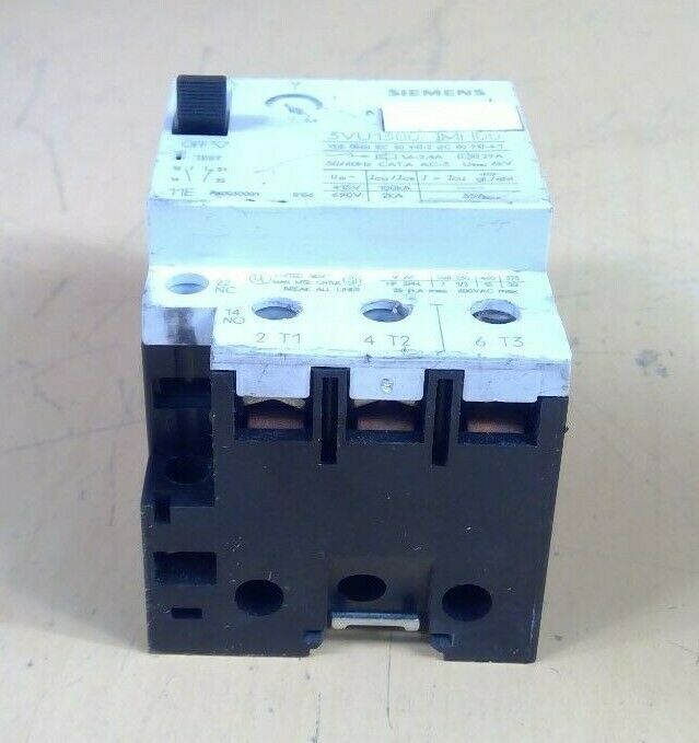 Siemens 3VU1300-1MH00 3 Pole Motor Starter / Protector                        4H