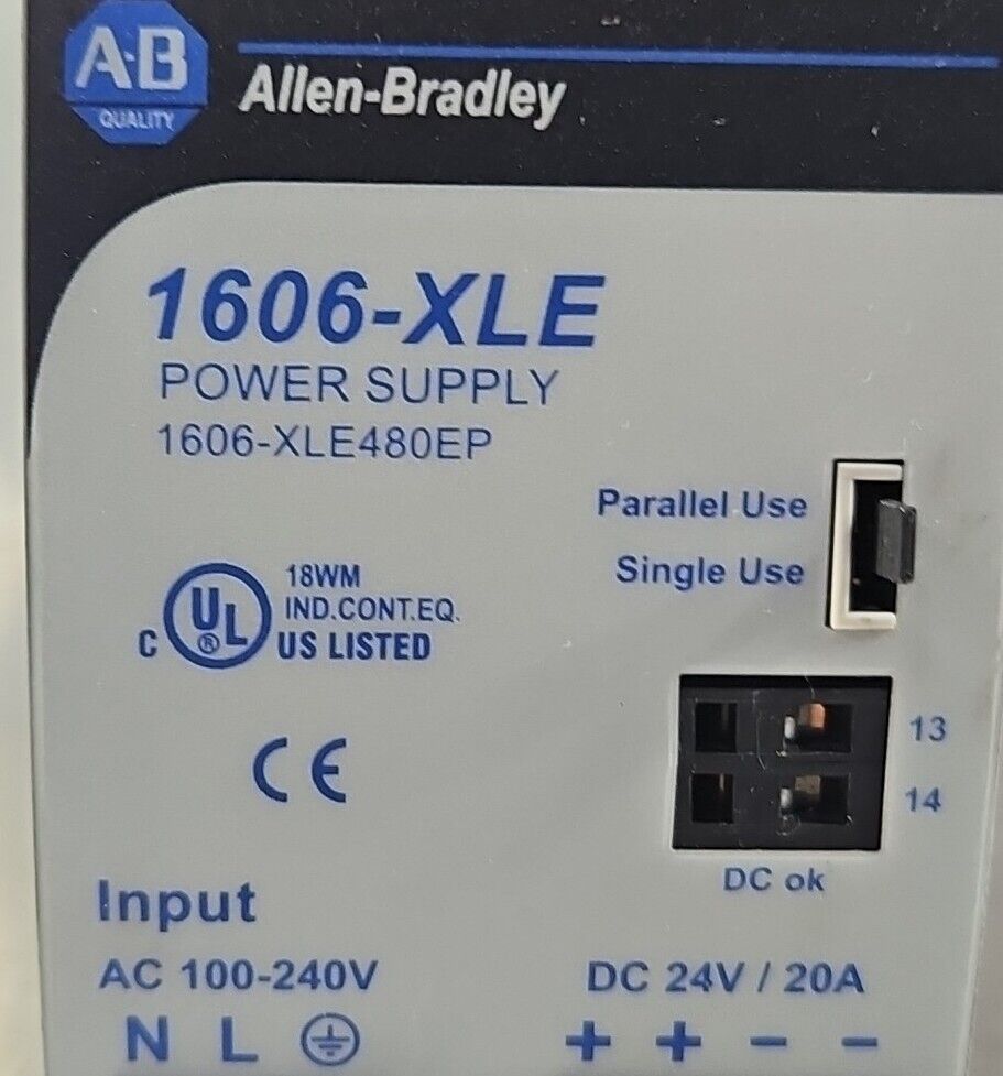 Allen Bradley 1606-XLE480EP Ser A Power Supply.                        Loc4C-22