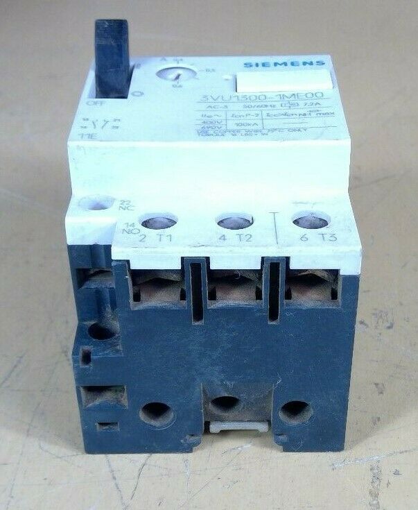 Siemens 3VU1300-1ME00 3 Pole Motor Starter / Protector                        4H