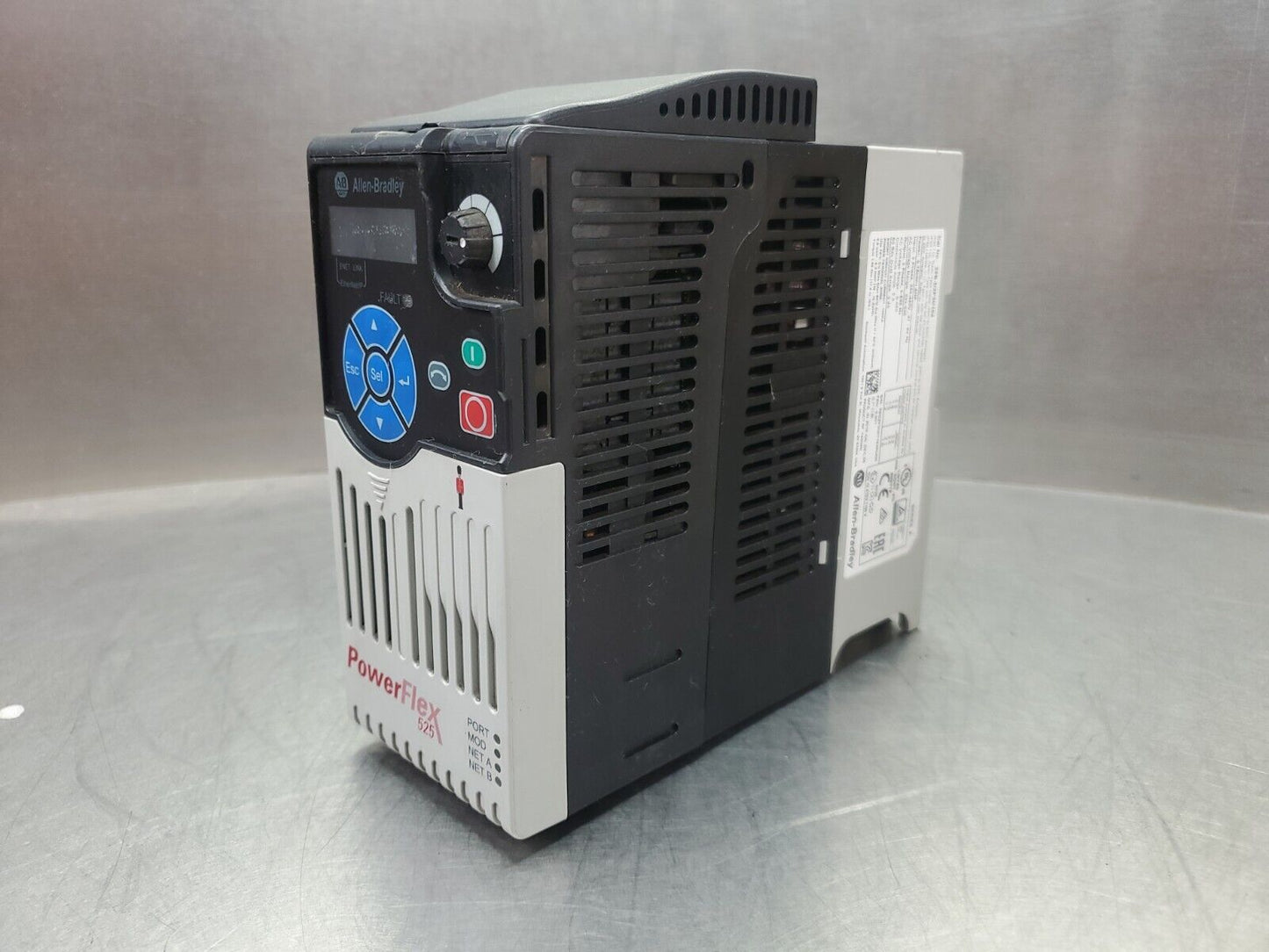 Allen Bradley 25B-D2P3N104/A FRN 5.001 PowerFlex 525 1.0HP AC Drive.          1D