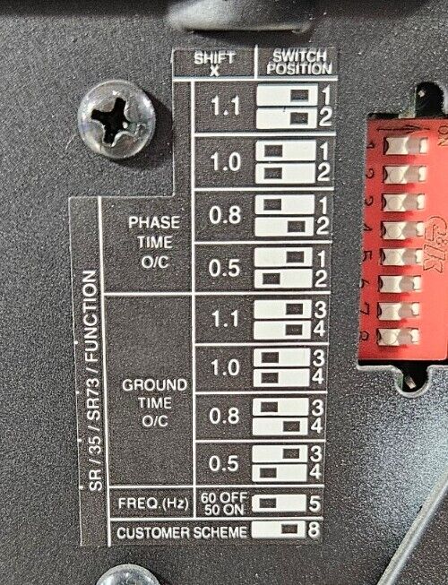 GE SR735 Feeder Protection Relay 735-5-5-HI-485.                           Loc4B