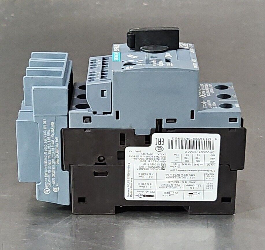 Siemens 3RV2021-1CA10. Circuit Breaker.                               4E-23