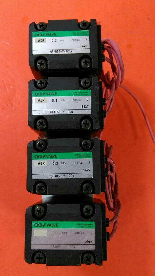 CKD Solenoid Valve GFAB51-7-12CN 0.3Mpa Orifice 7.     6D