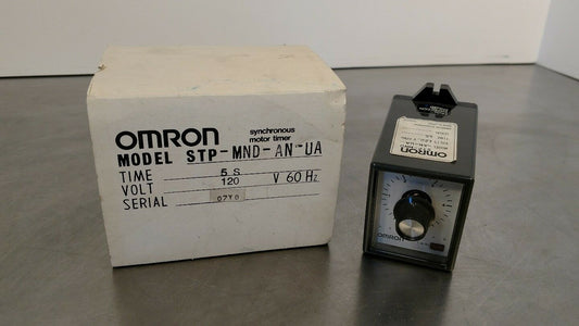 Omron STP-MND-AN-UA Synchronous Motor Timer 120V BIN#3