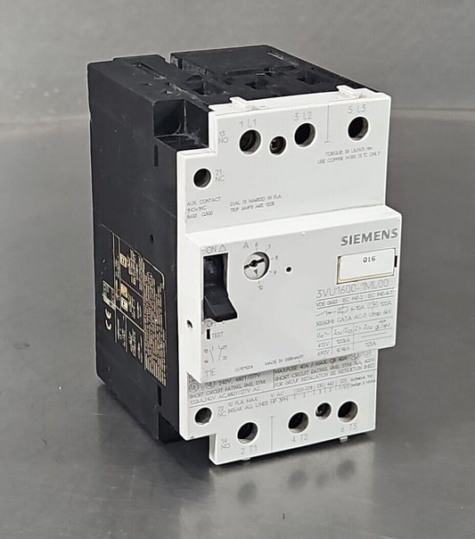 SIEMENS 3VU1600-1ML00 Circuit Breaker.                                 Loc4C-21