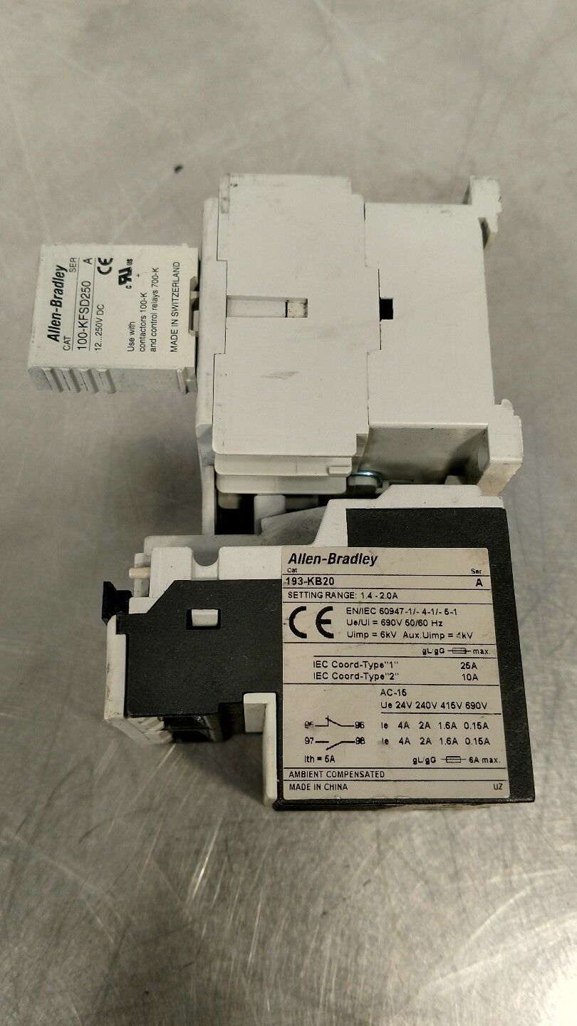 ALLEN BRADLEY 100-K09*10 CONTACTOR                                         4E-12