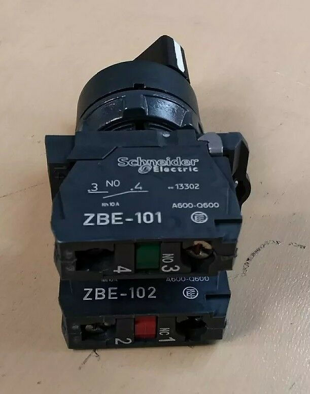 Schneider Electric Contact Block ZBE 101 &102 Screw Clamp With Rotary Switch  4D