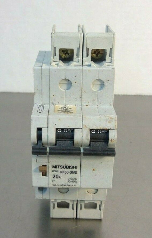 Mitsubishi Electric -  NF50-SMU 2 20 - 2P 20A No-Fuse Breaker - AX-05SMU      4D