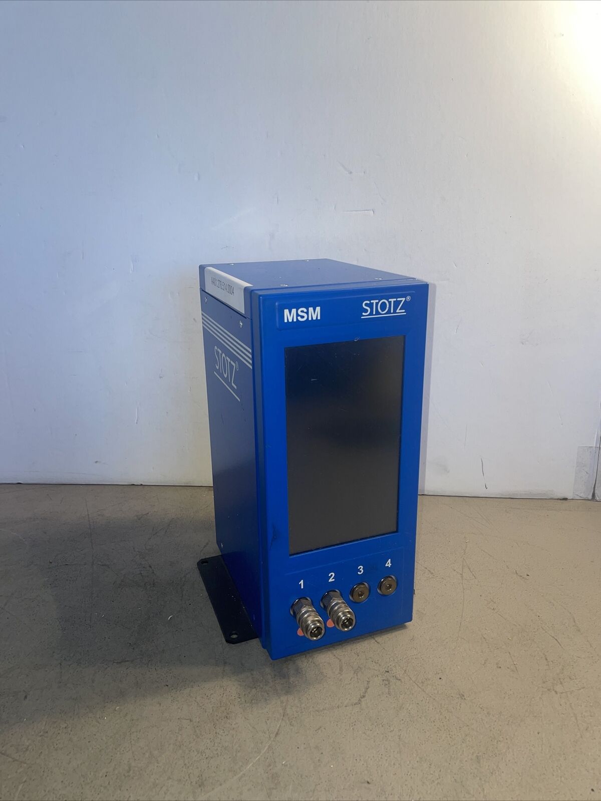 Blue Stotz Electronic Air Gauge, Model: MSM @2E