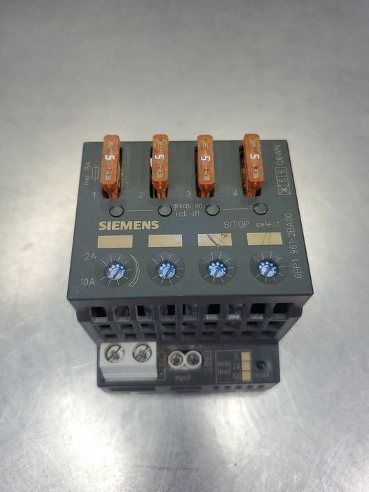 Siemens 1P 6EP1 961-2BA00 SITOP Fuse Module.                               3D-27