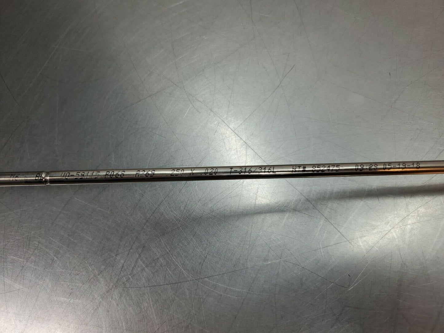 JMS Southeast Inc. 188559 Thermocouple probe .25ODx.02gagex24" T-316  loc.6A