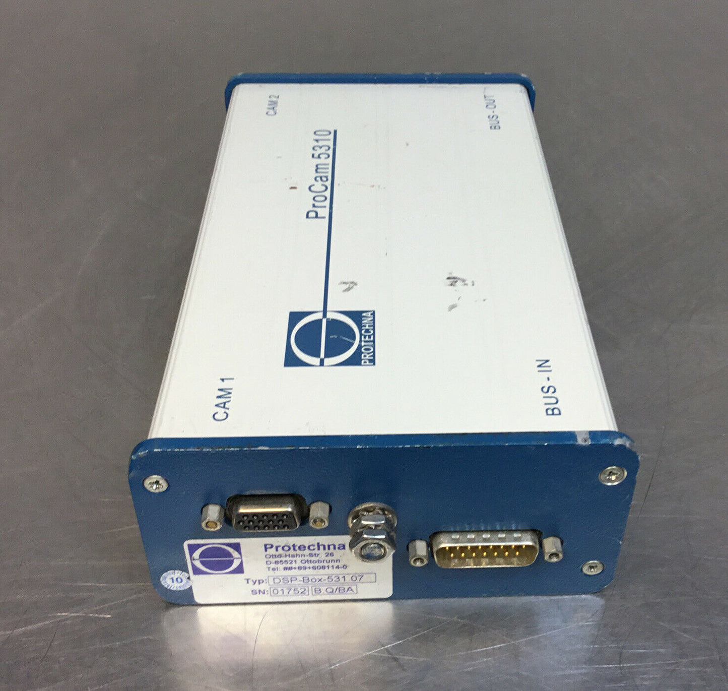 Protechna DSP-Box-531.07  PrpCam 5310 Optical Inspection Monitoring   3C-5