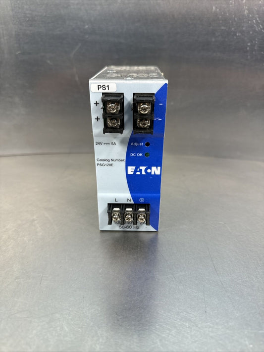 EATON PSG120E POWER SUPPLY 24Vdc  5A  120V INPUT (Bin 2.5.1)