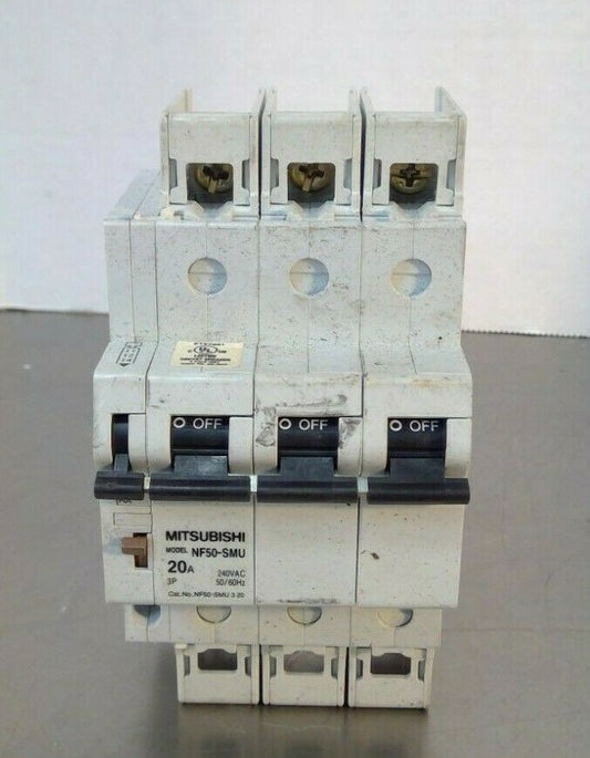 Mitsubishi Electric -  NF50-SMU 3 20 - 3P 20A No-Fuse Breaker - AX-05SMU      4D