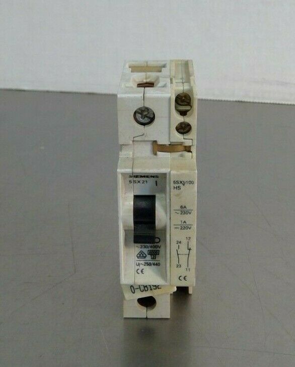 Siemens - 5SX21 B16 - Circuit Breaker w/ 5SX9100 HS                           4G