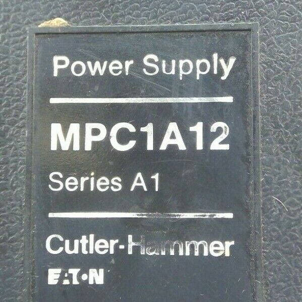 CUTLER HAMMER MPC1A12 POWER SUPPLY SERIES A1                 2D