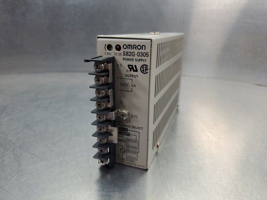 OMRON S82G-0305 5VDC 6A POWER SUPPLY.                                      4E-23