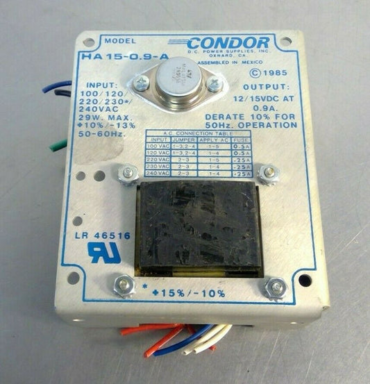 Condor - Model: HA15-0.9-A - Power Supply                                     4D