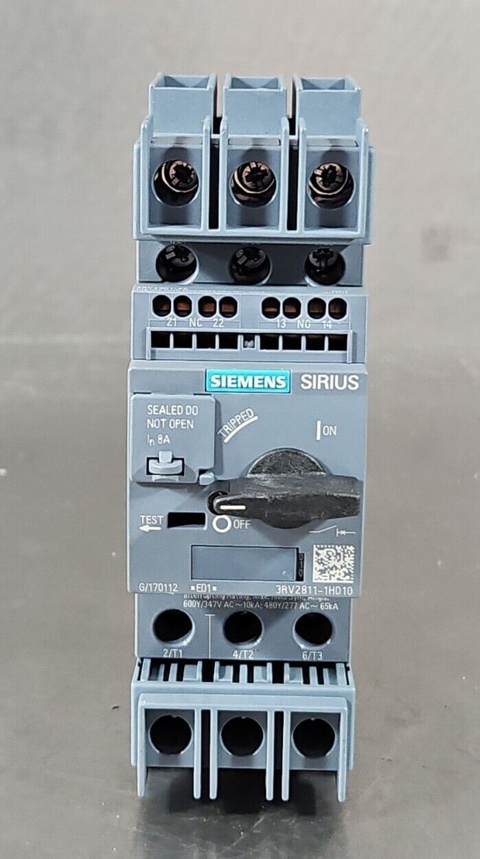 Siemens 3RV2811-1HD10 SIRIUS Circuit Breaker.                              4D-18