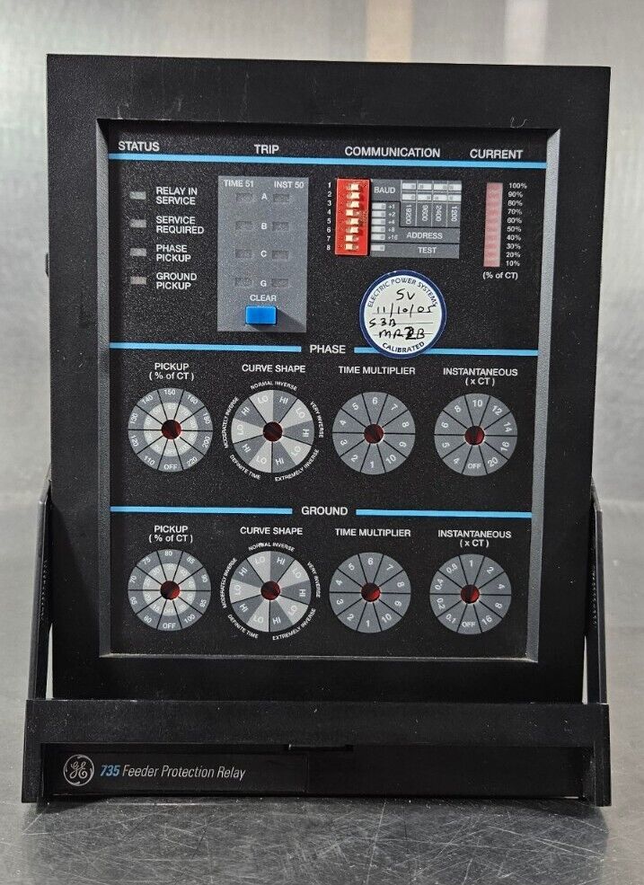 GE SR735 Feeder Protection Relay 735-5-5-HI-485.                           Loc4B