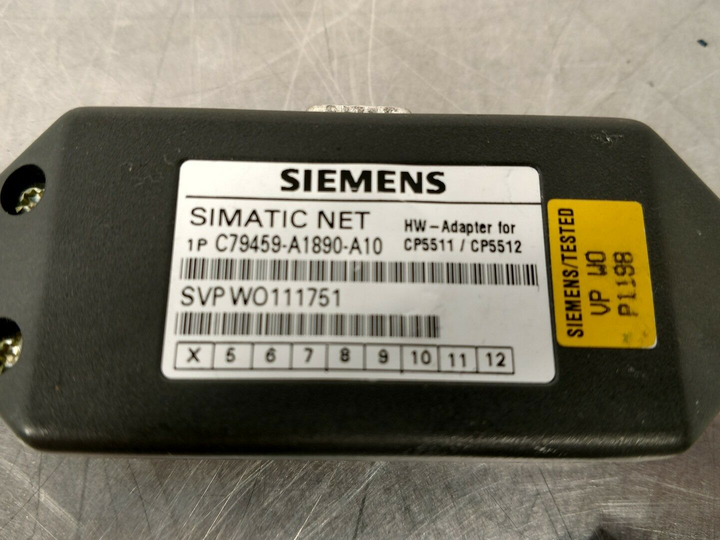 Siemens 1P C79459-A1890-A10 Simatic NET Adapter for CP 5511/CP 5512 Card 3D