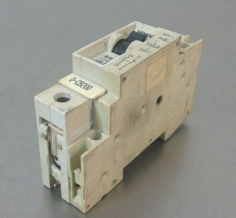 Siemens - 5SX21 B16 - Circuit Breaker w/ 5SX91 HS                             4G